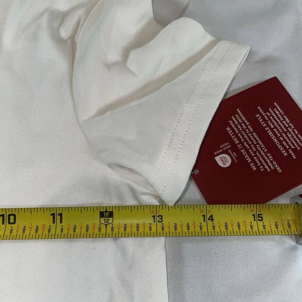 Wondershop Kids Sleigh What Holiday Pajama Shirt White XS 4/5 Recycled Polyester